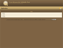 Tablet Screenshot of demos.jebulle.net